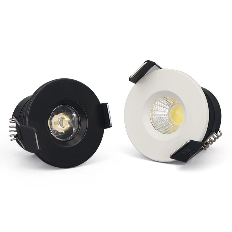 4/10PCS Dimmable LED COB Spotlight Ceiling Lamp AC85-265V 3W Aluminum Recessed Lights for home cabinet showbox