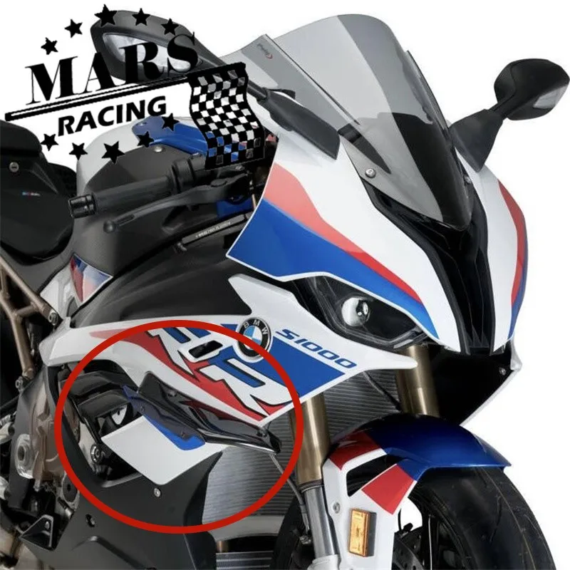 

for BMW new S1000RR s1000rr 2019-2021 2022 2023 accessories Motorcycle Front Light Cowl Side Winglet Wind Fin Spoiler Trim Cover