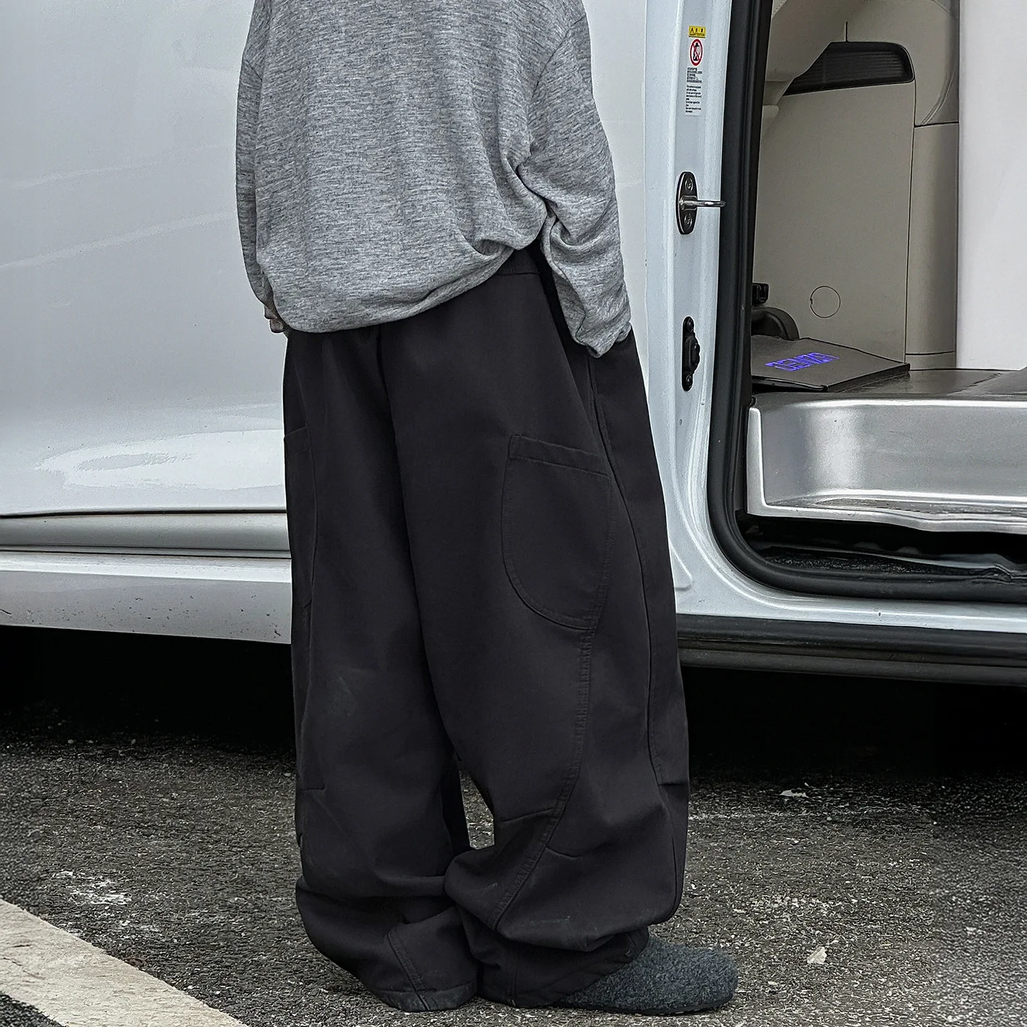 الأطفال ملابس الاطفال الصوف فضفاض تنوعا السراويل 2025 جديد الخريف الشتاء موضة سميكة الدافئة بلون سراويل تقليدية #4