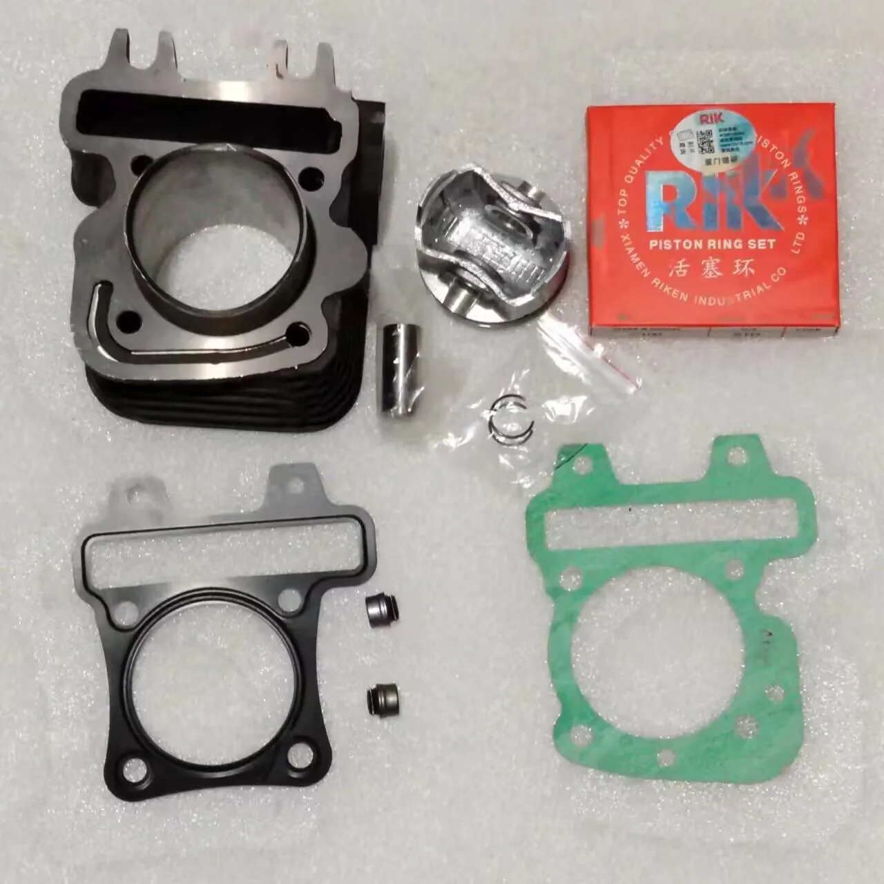 Комплект цилиндров двигателя мотоцикла с поршневым пальцем и прокладками диаметром 50 мм для Piaggio Fly100 Fly 100 BYQ100T