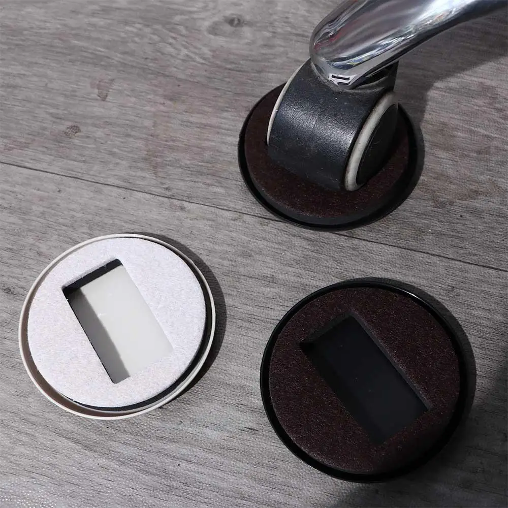 Foot Cover Chair Leg Protector Floor Protector Furniture Caster Cup Chair Wheel Stopper Wheel Fixing Pad Chair Roller Feet Mat