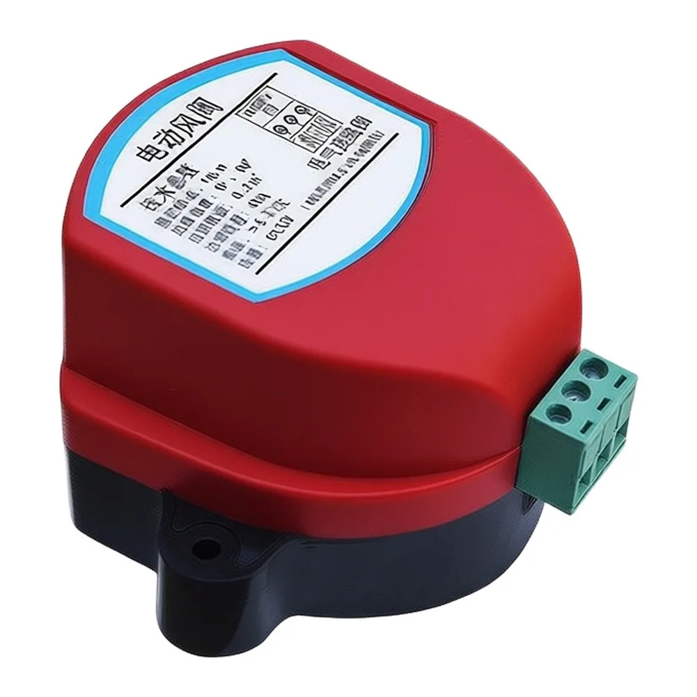 AC24V Electric Damper Actuator For Air Ventilation Systems Fast For Response 5s 90° Turn Compact Design HVAC Control Unit 1Nm