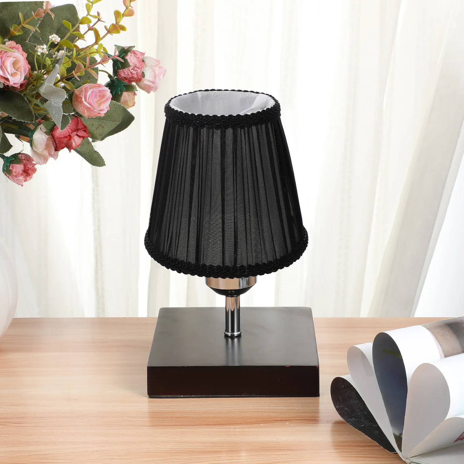 

1Pcs Premium Cloth Lampshade Compatible with E14 Bulbs Stylish Lamp Cover for Bedroom Living Room Decorative Warm Mood Lighting