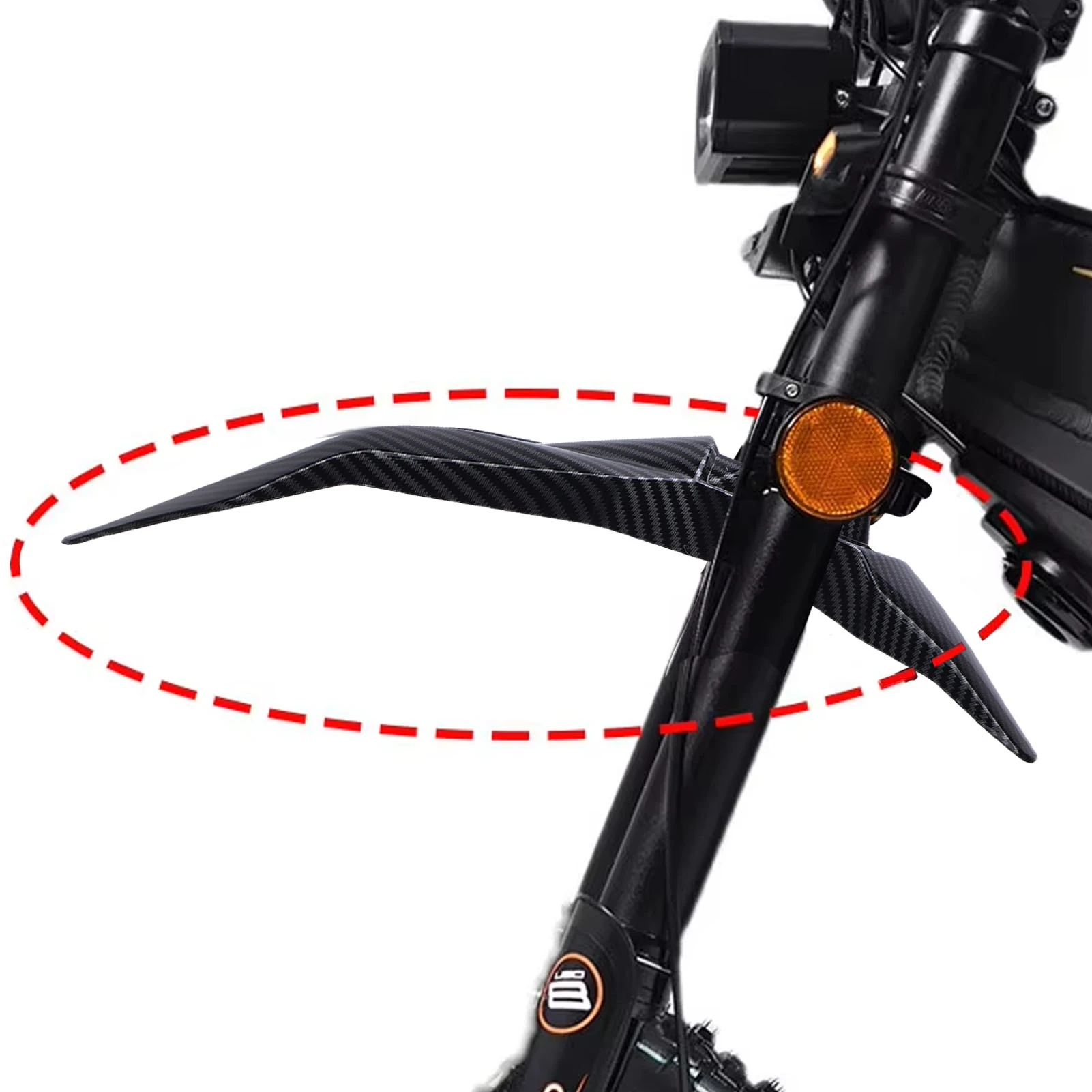 

Переднее крыло из углеродного волокна для Talaria Sting X3/MX3/MX4 — прочная защита от брызг