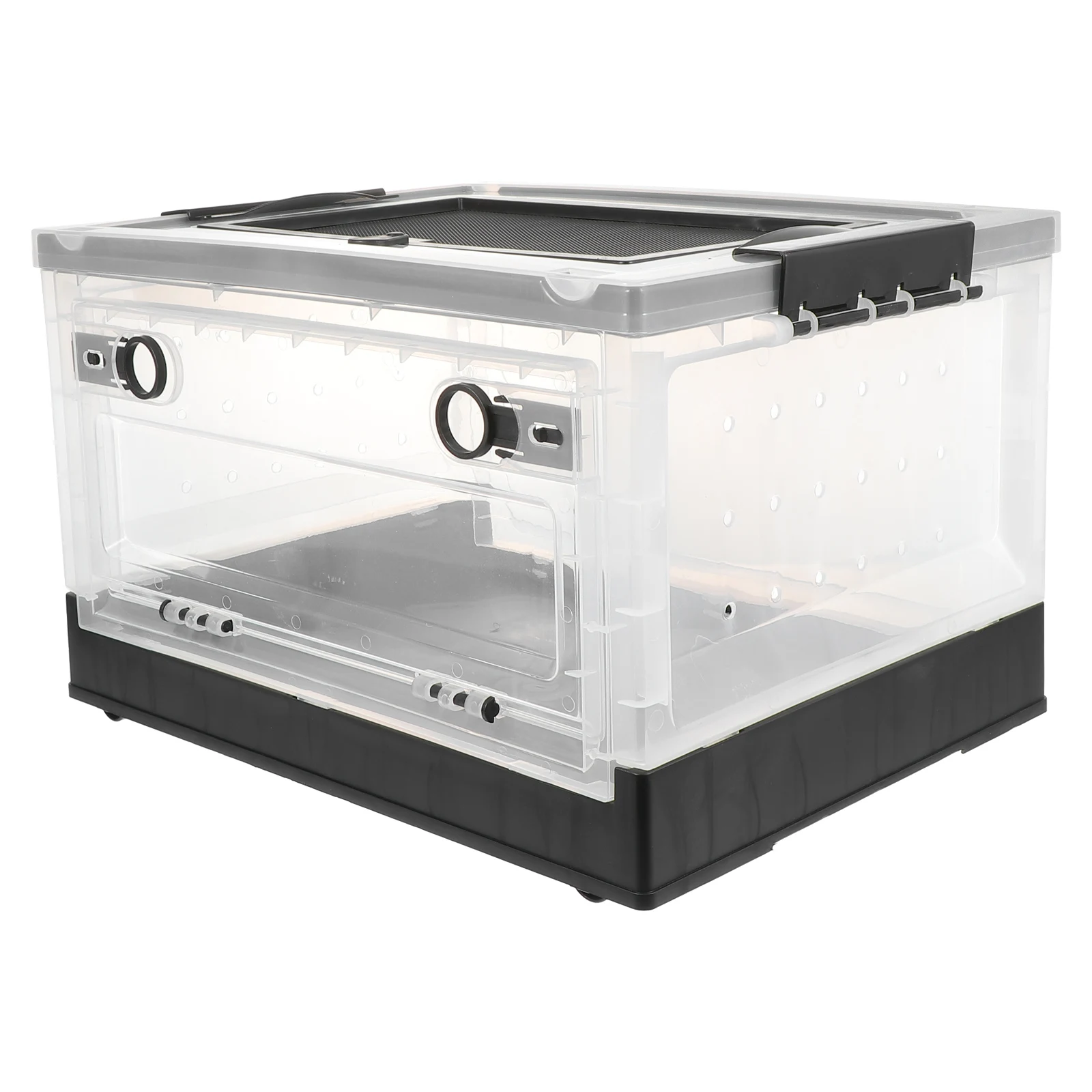 

Hamster House Insulated Pet Cage Terrarium Breeding Container Cages and Habitats Black Boxes