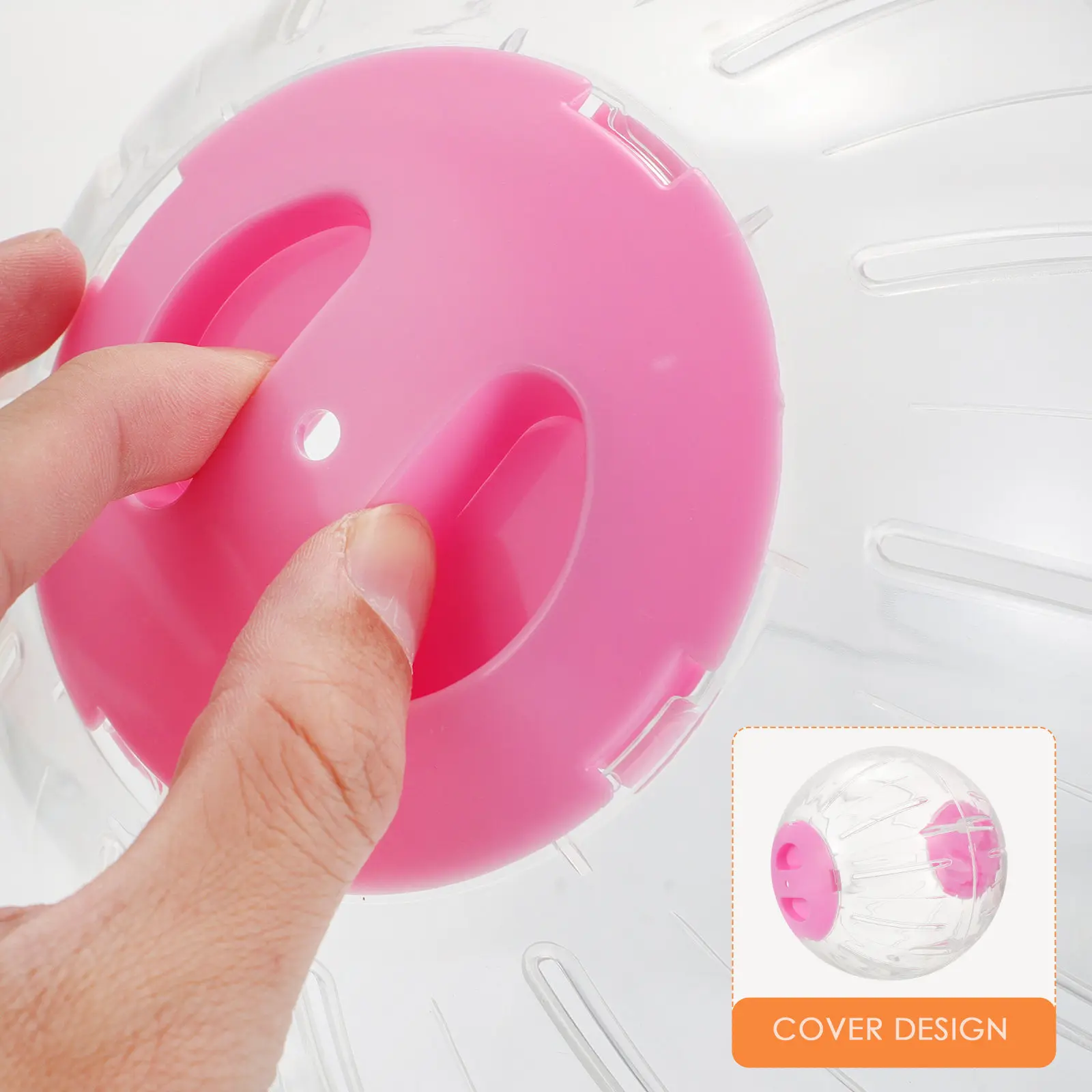 

Hamster Run-About Pet Rolling Ball Exercising Roller Fun Plaything for Hamster Mouse Small Hedgehog Pet Supplies
