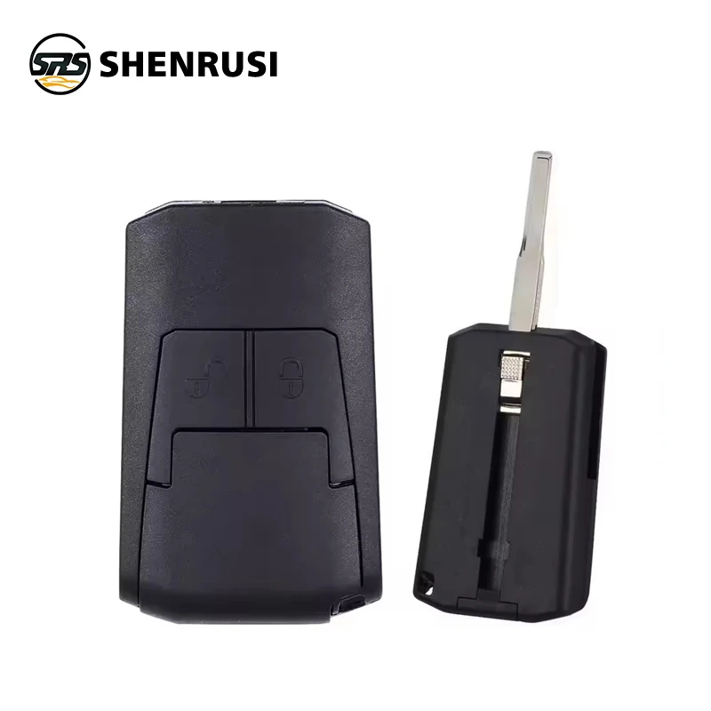 

SHENRUSI 2-кнопочный необрезанный чехол для дистанционного ключа HU64 для Mercedes-Benz Actros Antos, корпус зажигания грузовика, аксессуар