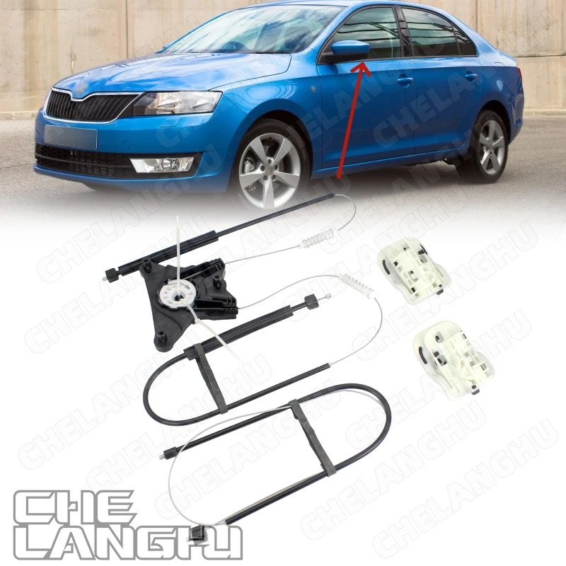 

5JA837461 Front Left Side For Skoda Rapid 2013 2014 2015 2016 2017 2018 Car-Styling Electric Window Regulator Repair Kit