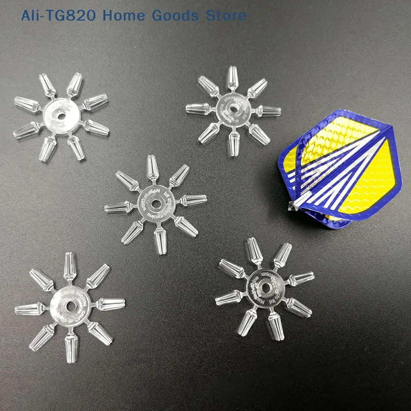 

[TG820]40pcs/Set Dart Wing Protector Alloy Darts Flight Savers Darts White Black Tail Tip Accessories