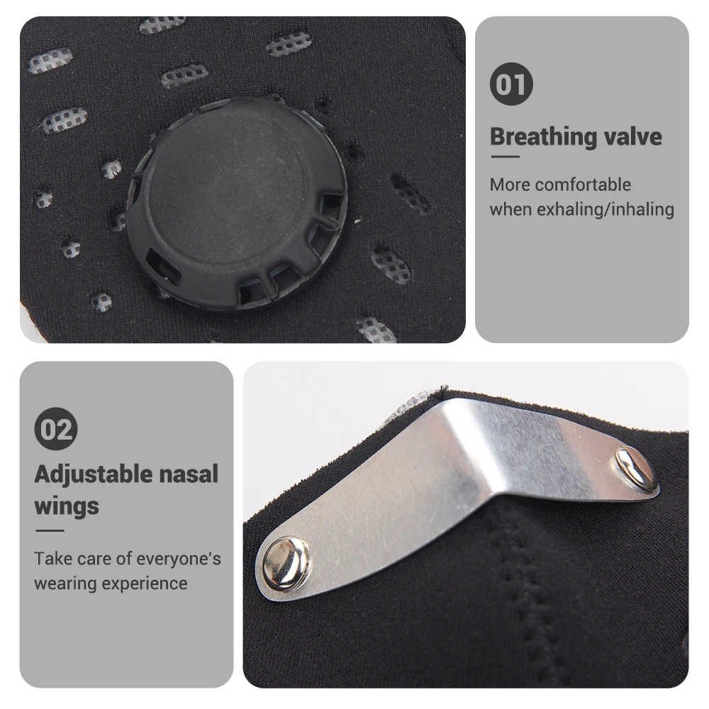 قناع دراجة نارية صيفي، أقنعة قابلة للتنفس، قناع نصف وجه موتو مضاد للغبار، قناع وجه لركوب الدراجات النارية #2