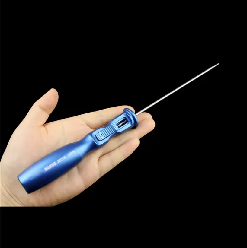 HUATRAU Push Knot Suture Cutter, Knee Arthroscopic Instrument, Orthopedic Sports Medicine Surgical Device for PDS Suture Cutting