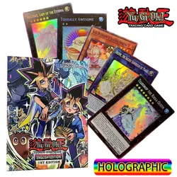 Holographic Yugioh Card In English 50/100Pcs No Repeat YU GI OH Master Duel Competitive Deck Trading Card Game Shiny Collection