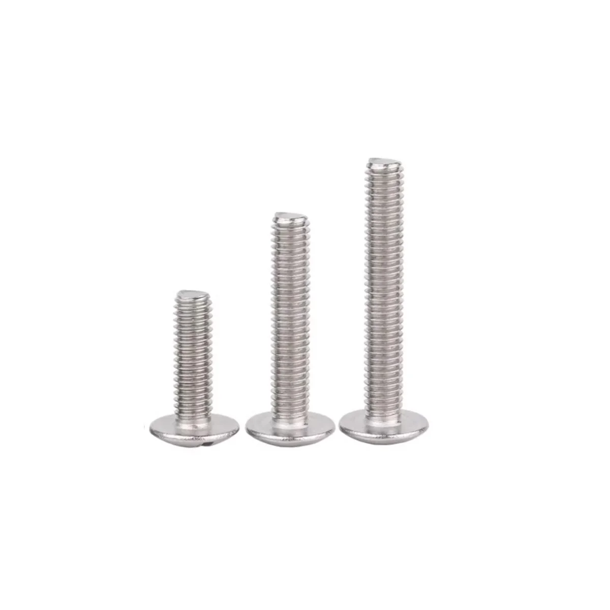 304 Edelstahl geschlitzte Rundkopf-Flach kopfs ch raube M2-M8