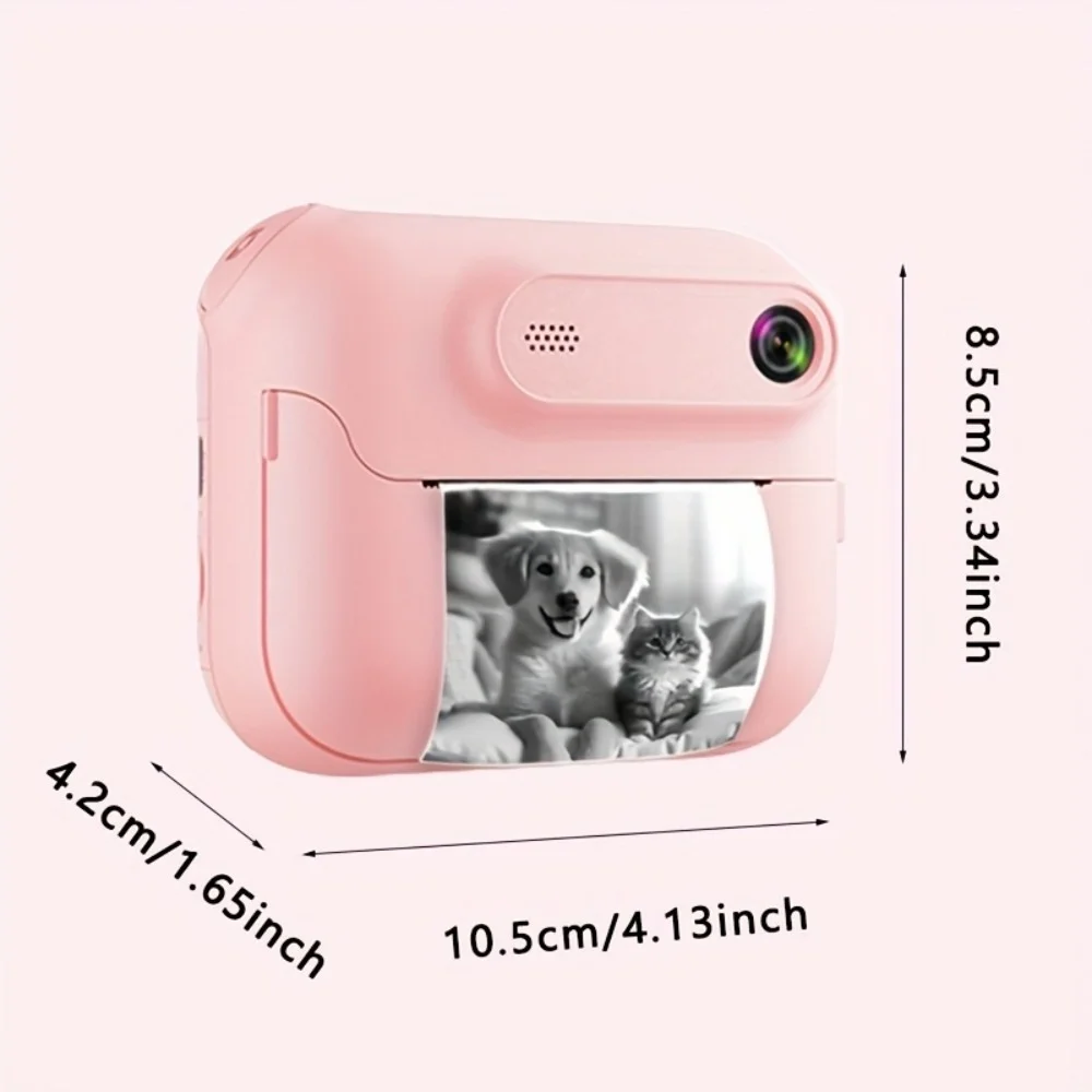 Instant Print Camera HD Digital Camera Support 17 Languages Instant Photo Printing Camera 1300mAh for Girls Boys Birthday Gifts view 2
