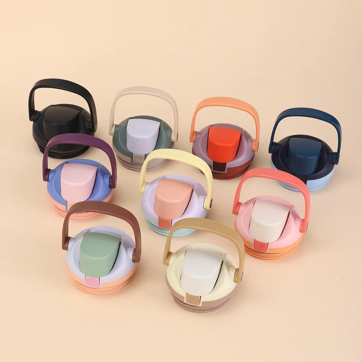 For Owala 30oz Portable Thermos Cup Lid Dopamine Straw Fruit Cup Lid Outdoor Portable Sports Bouncing Cup Lid