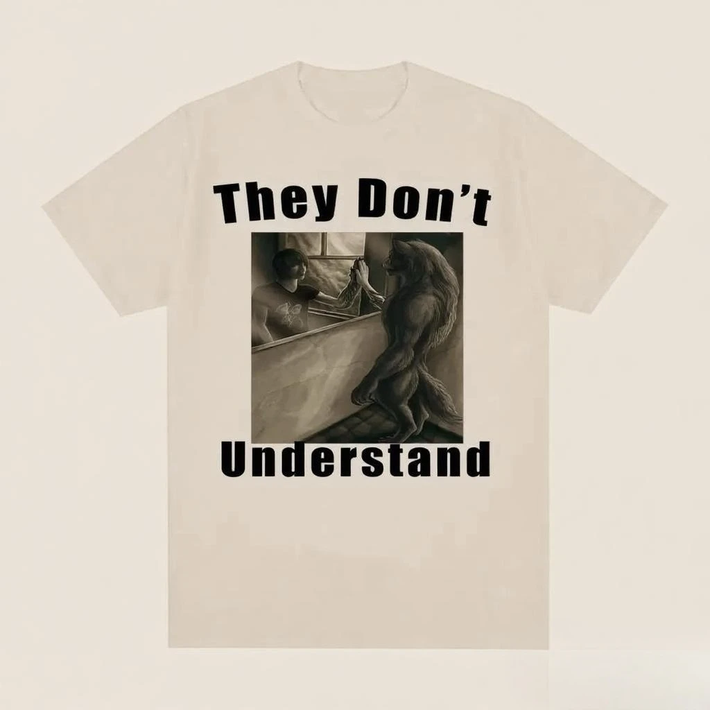 Camisetas de lobo ريترو y camisetas de manga corta para mujeres خلال الوقت القديم