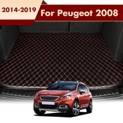Car Trunk Mats Fit For Peugeot 2008 2014 2015 2016 2017 2018 2019 Rear Trunk Tray Liner Cargo Pads Accessories Products