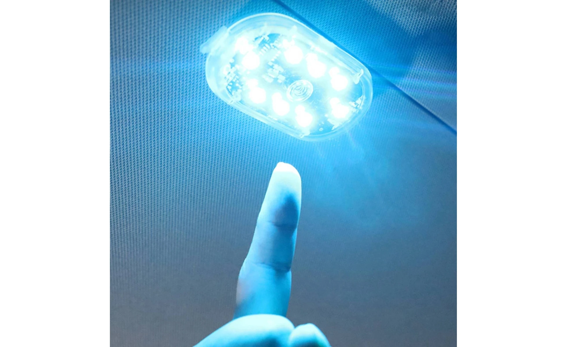4 Pieces Car Ambient Light with Controller Adhesive-Backed Interior Ambient Lighting Kit LED Light Kit Dynamic Modes for Drivers