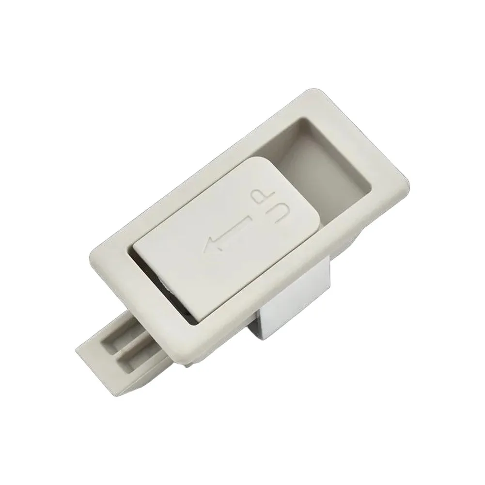Plastic Pull Type Cabinet Lock for Electrical Panels Telescopic Door Latch for Workshop Office Home 66mm x 34mm