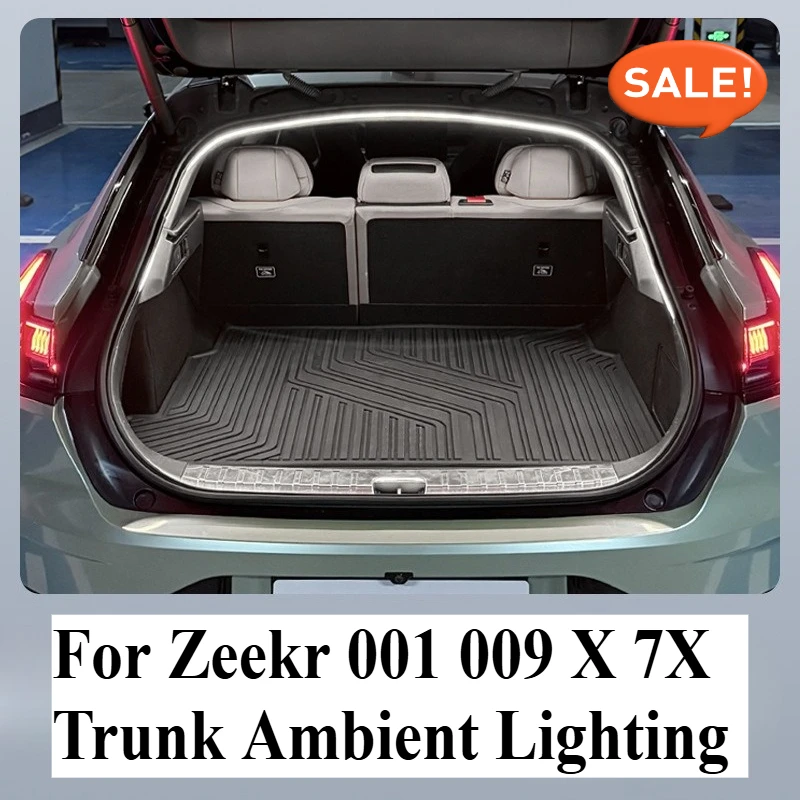

Trunk Ambient Lighting with Flow-Effect Welcome Lights - Plug-and-Play Installation Decorative Lamps For ‌Zeekr‌ 001 009 X 7X