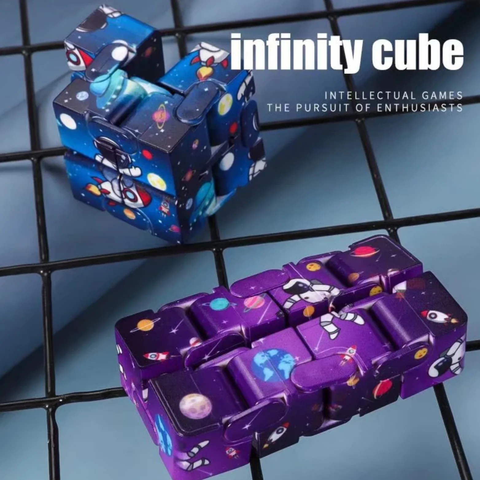 Infinity Magic Cube Starry Sky Square Puzzle Toy Four Corner Maze Toys Children Adult Decompression Relaxing Hand-Held Kids Gift