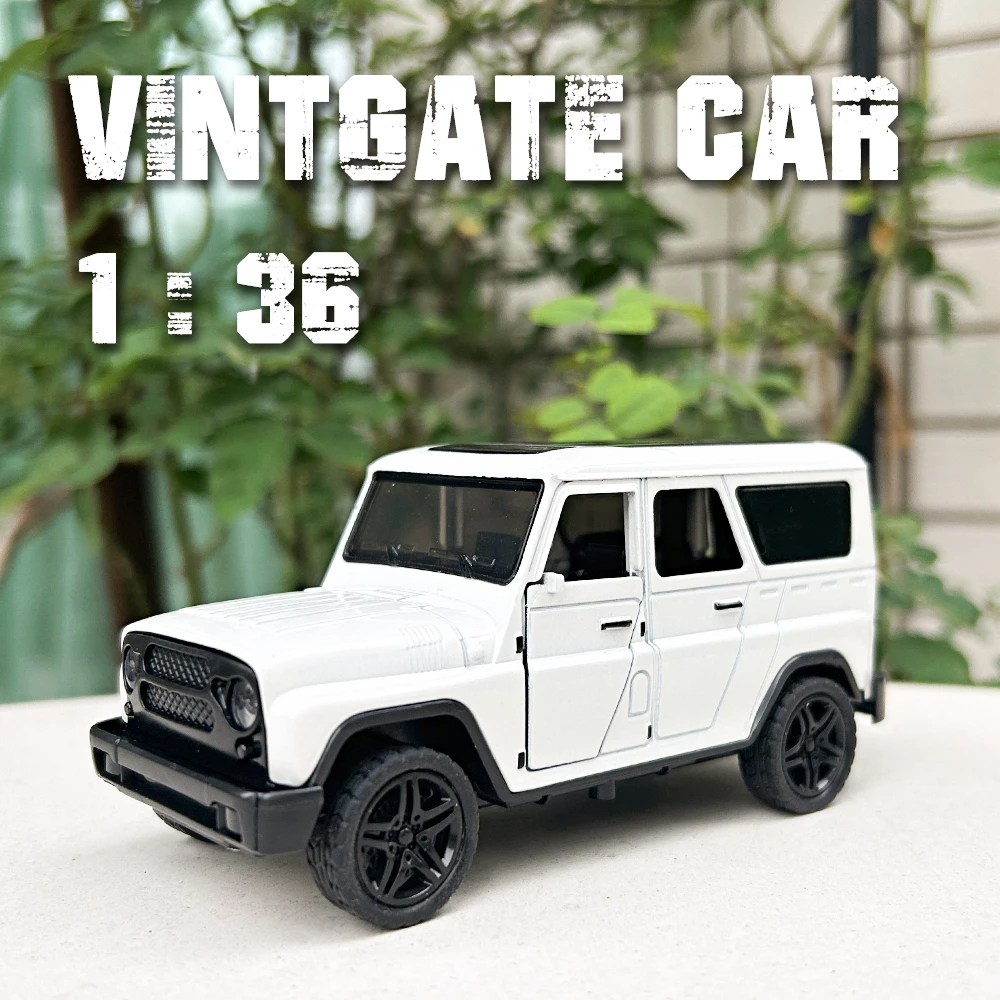 

1:36 Alloy Vintage Diecast Car Model Cute Cartoon Van Classic Pull Back Car Model Miniature Vehicle Replica For Collection Gift