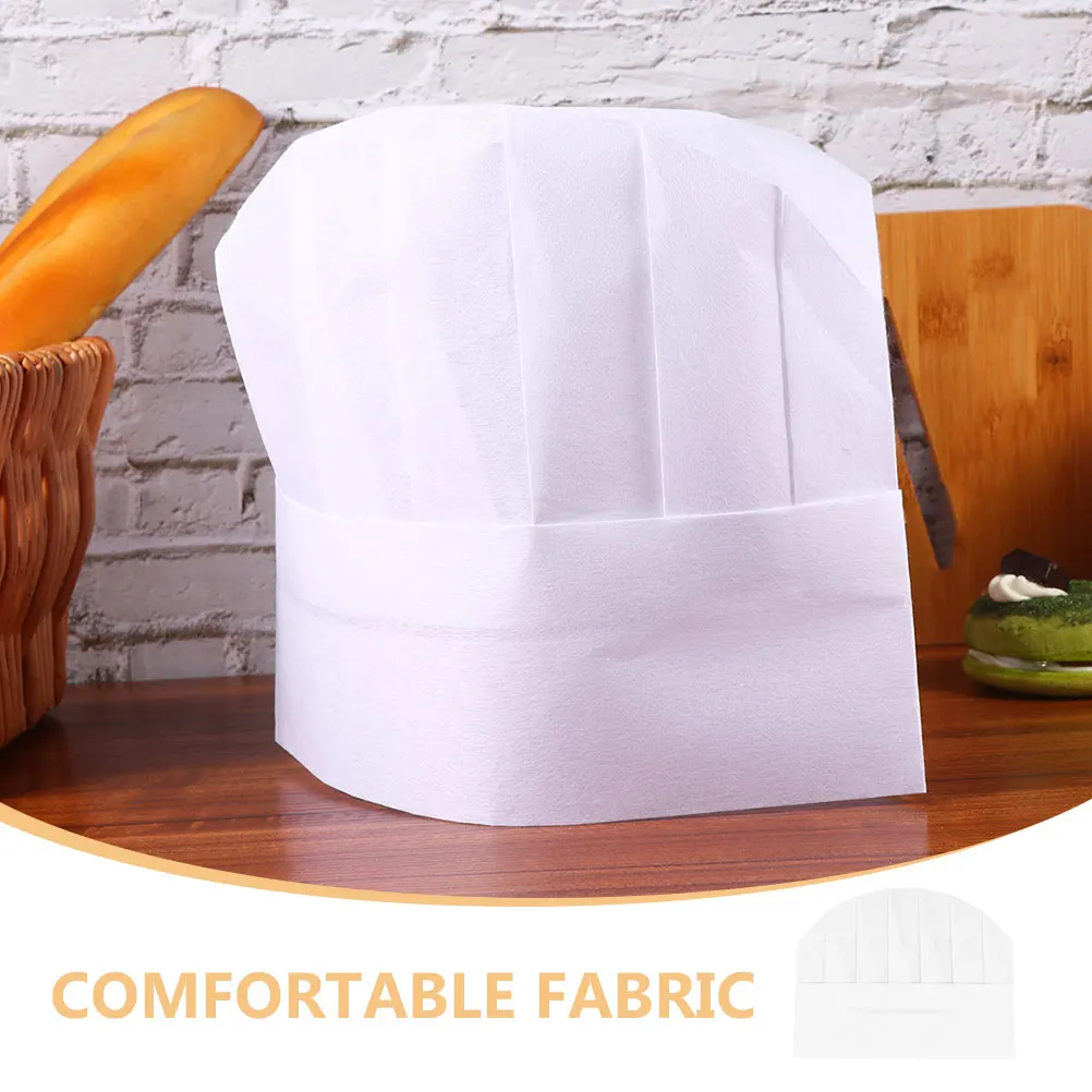 

12 Pcs Paper Disposable Kids Cooking Chef Hats Disposable Lightweight Kitchen Cooking Hat Uniform Bakers Hat For Children