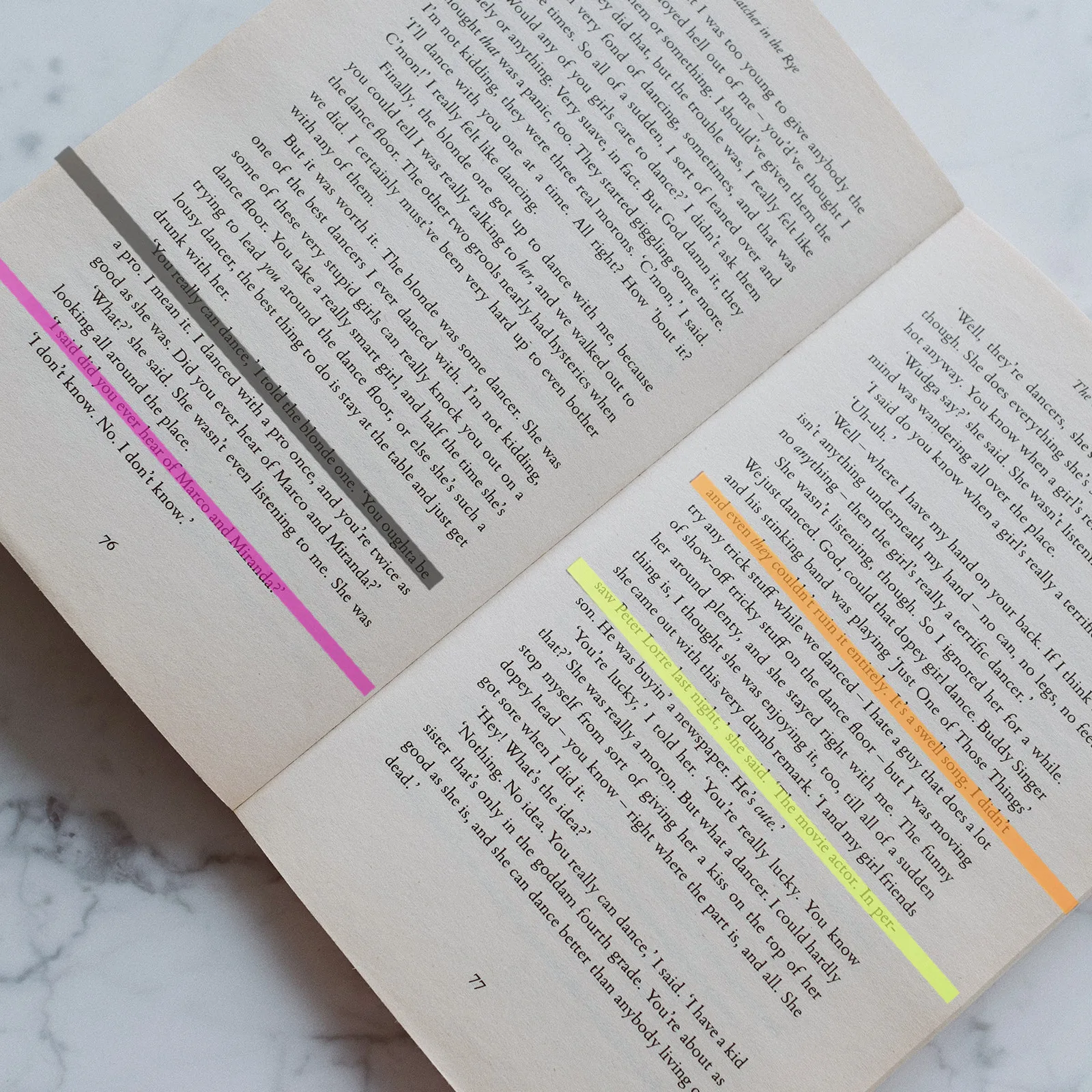 4 Books Transparent Sentence Markers Highlighter Strips Portable Reading Strips for Visual Tracking School Office Book Supply