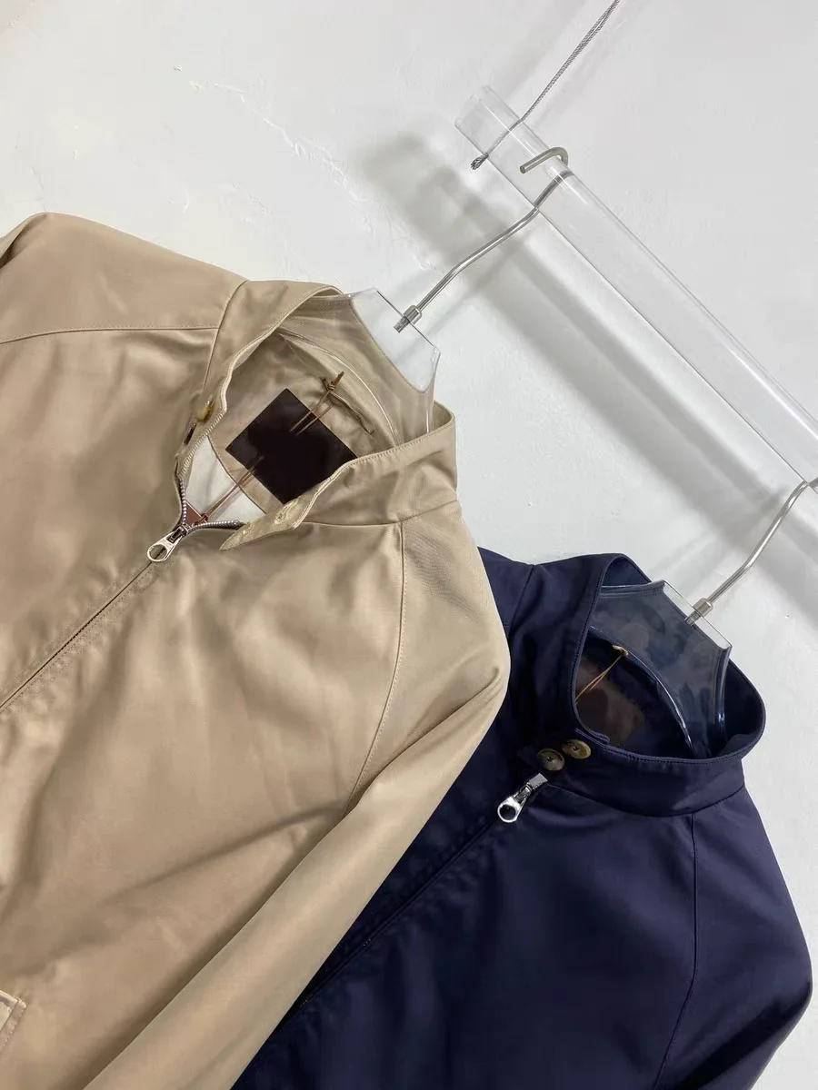 

LP Italian stand-up collar pilot windproof waterproof executive business casual jacket