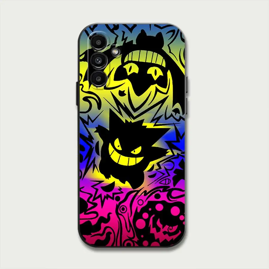 Telefoon Hoesje Voor Samsung Galaxy A 21S A50 A31 A41 A03 S S04 S A10 A20 A30 A40 A03 A04 A05 Pokemon Gengar Zwart Zachte Cover Capa