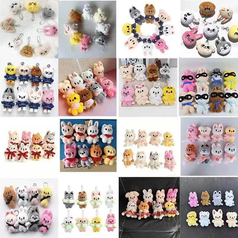 Staykids SKZ Plüschpuppe Schlüsselanhänger Anhänger SKzoo FM Feld Woche Plüschtier Cartoon Tier Magic Academy Puppe Anhänger Geschenk