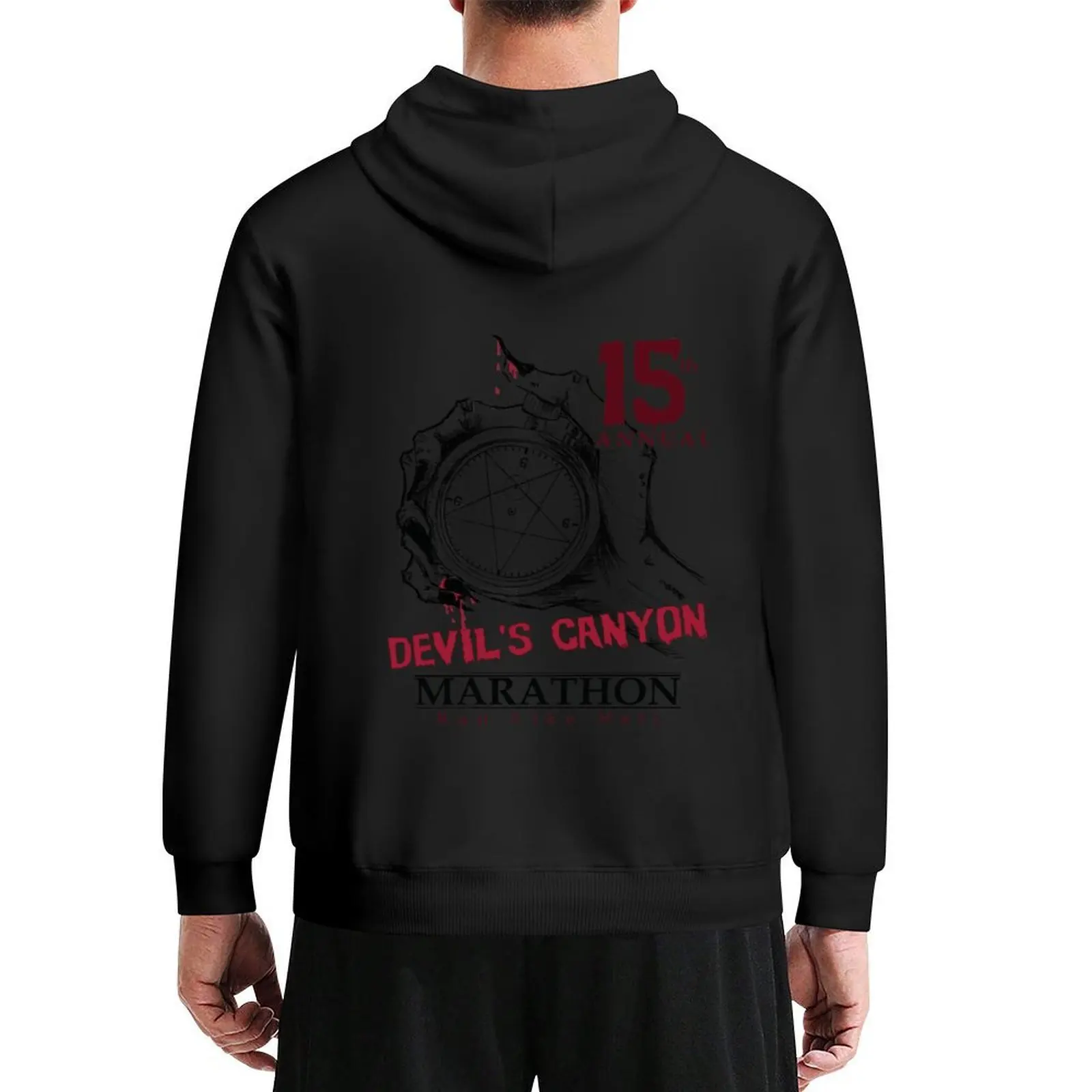 

15th Annual Devil’s Canyon Marathon Design - Marathon Comedy Film Hoodie aesthetic clothing anime clothing hoodie oversize