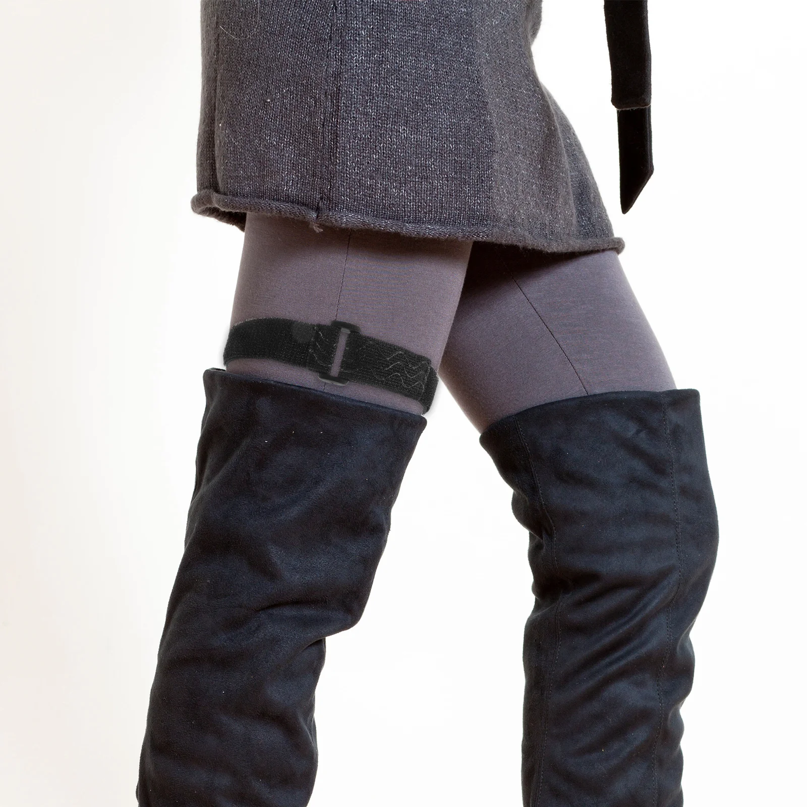 

1Set Nonslip Boot Straps Adjustable Stabilizers Hook Loop Fasteners Women Tall Boots Accessories Boot Straps
