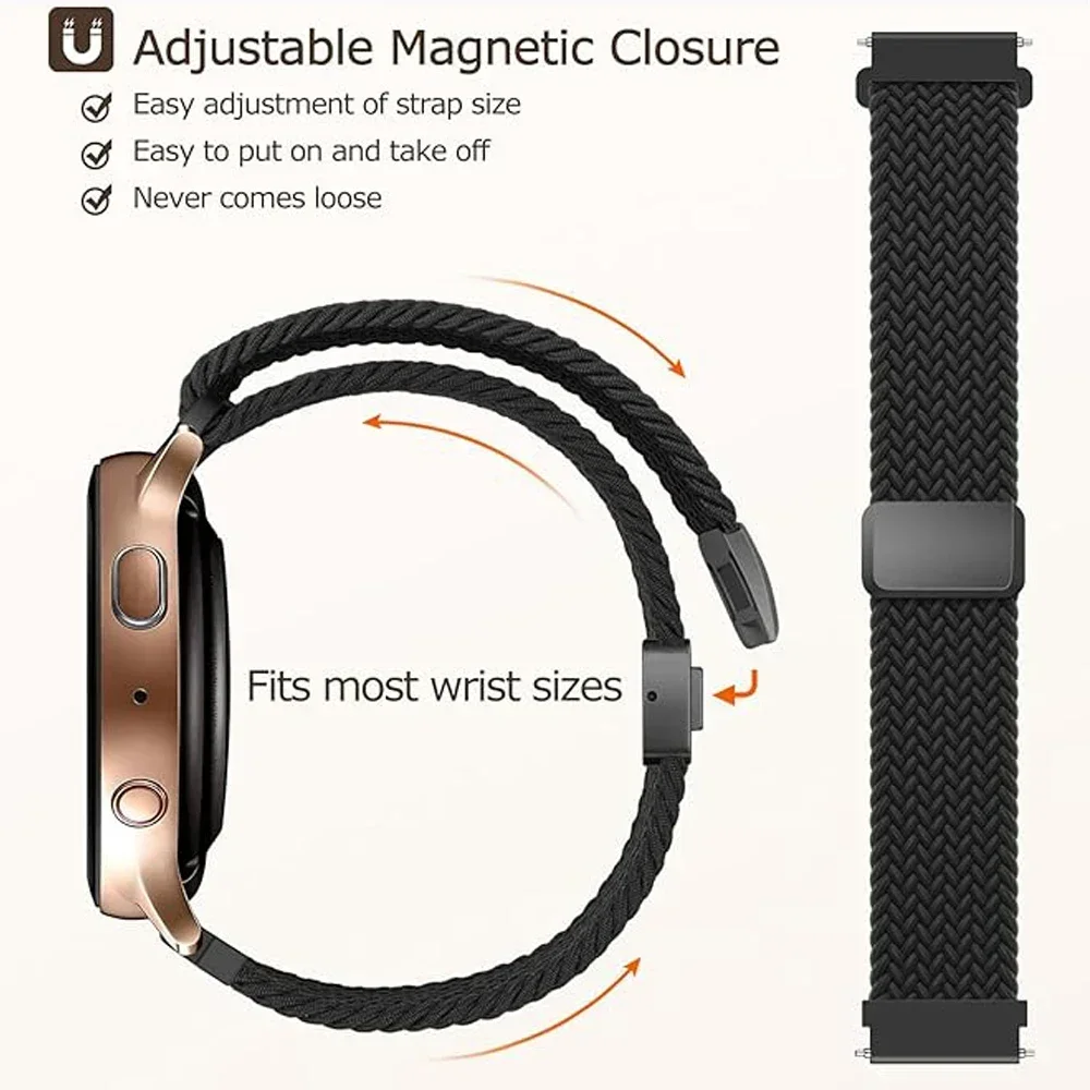 Für Amazfit Bip Max Bip6 5 UNITY Bip3 U S Pro 20mm 22mm Nylon-Fallschirm-Uhrenarmband für Amazfit Balance 2/Cheetah 2 Sportarmband – Detail 24