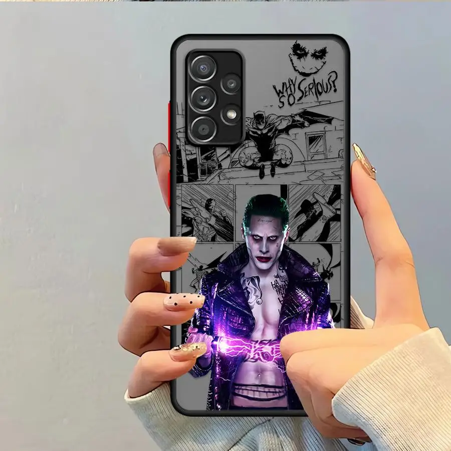 コミッククールジョーカーケース Samsung Galaxy A21s A25 A24 A53 A56 A23 A36 A33 A32 A22 A26 A72 A35 A54 A34 A52 ソフトシェル