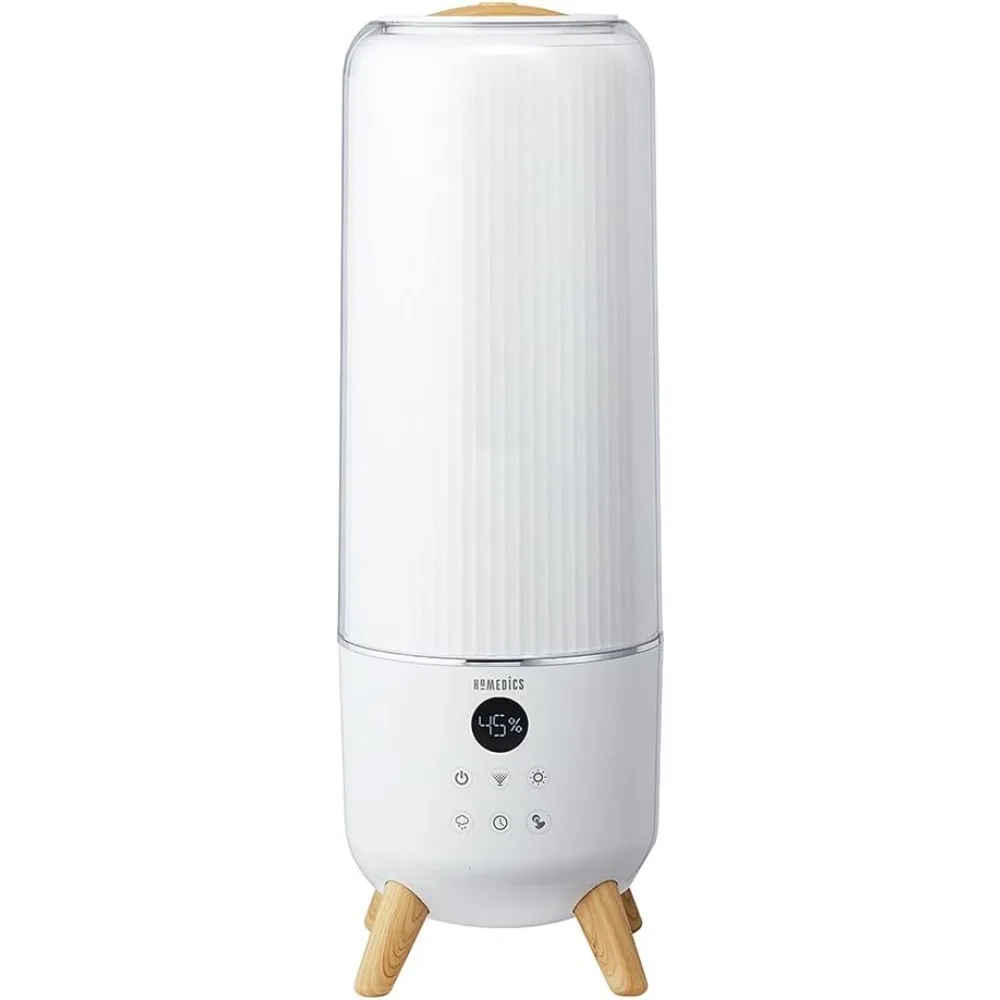 Ultrasonic Humidifier - Large Deluxe Air Humidifiers for Bedroom, Plants, Office - Top-Fill 1.47-Gallon Tank, Cool Mist