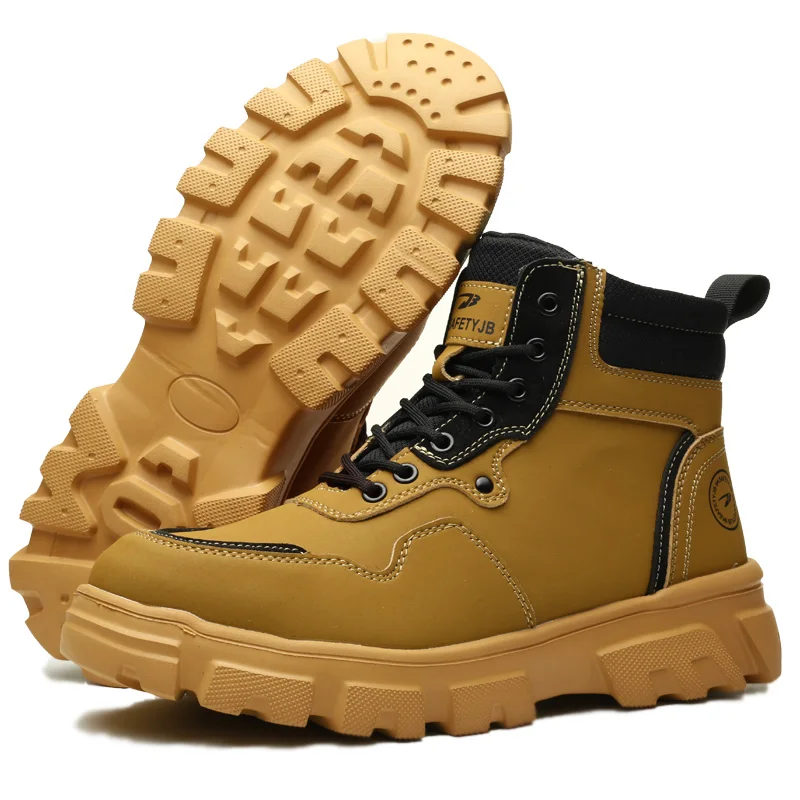 

Lynjacye/мужские и женские уличные мужские рабочие ботинки среднего кроя, защитная обувь, рабочие ботинки с защитой от проколов, уличные походные кроссовки