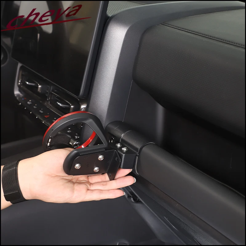 

For Great Wall Haval H9 2024+ Carbon steel Co-pilot dashboard expansion water cup holder Interior accessories