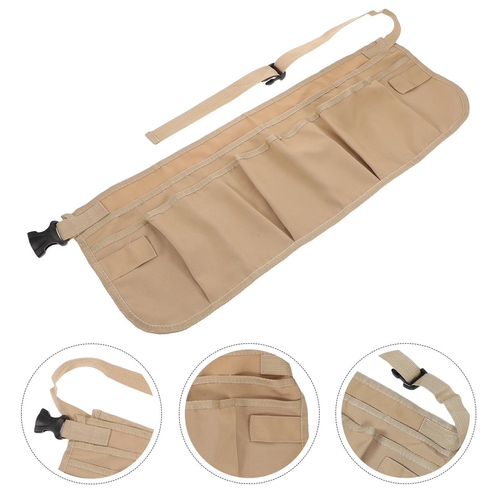 

Adjustable Durable Electrician Tool Waist Pouch Multi Pocket Storage For Construction Carpenters Technicians Men Women Durable