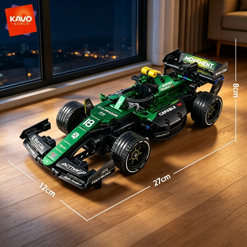 KAVOWORLD Classic Racing Car B - Model Kit Builder Game review and price
