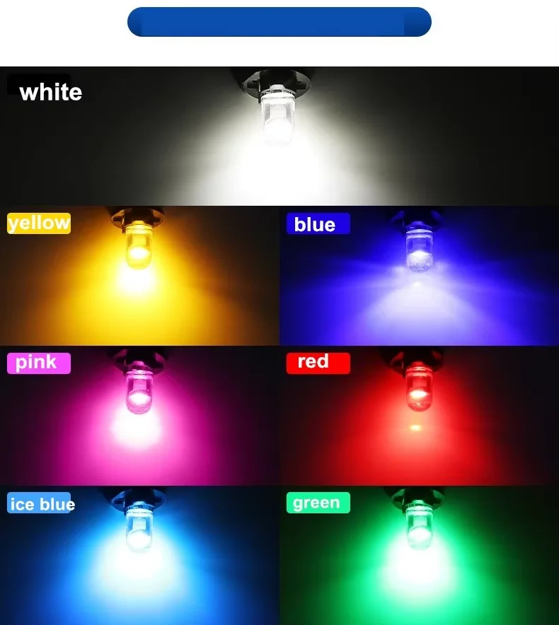 10 Stücke 24 V T10 Cob W5W 194 168 T10 LED Auto Lichter Birne Led Gehäuse Dome Licht Instrument Lampe – Detail 2