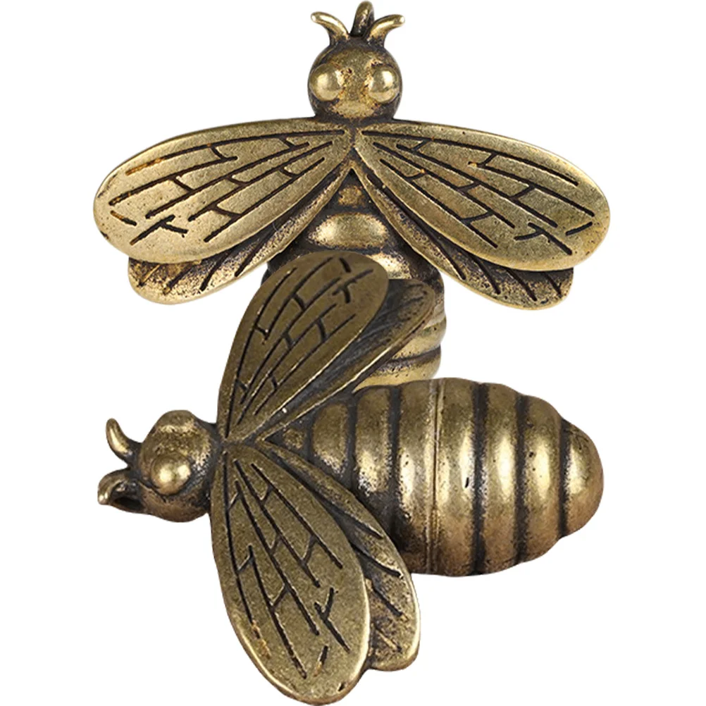 

2Pcs Brass Bee Charm Vintage Pendants for Jewelry Making DIY Necklace Bracelet Keychain Craft Jewelry Charm Bee Charms