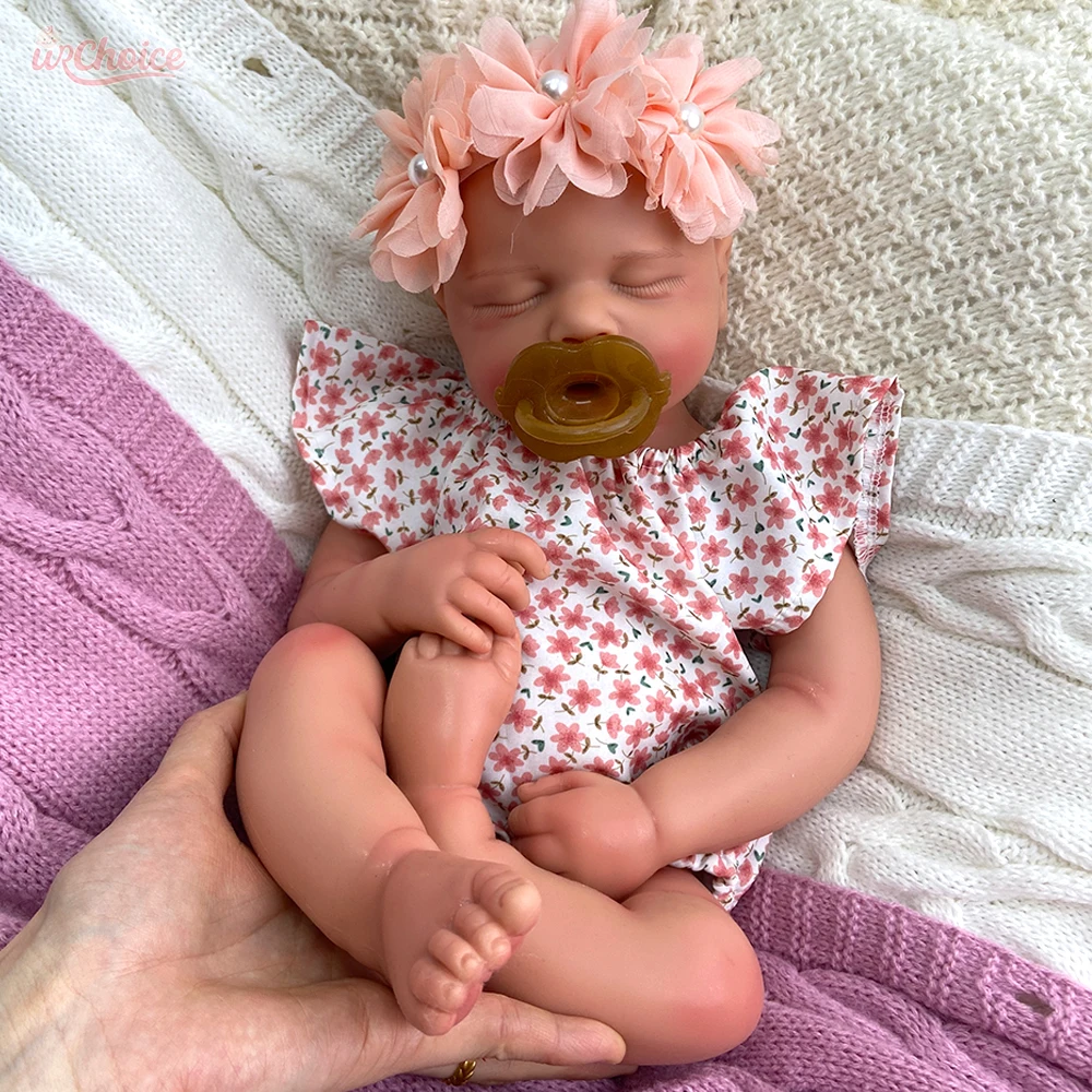 손으로 만든 방수 20" 실리콘 아기 소녀/소년 Loulou 3D 피부 재탄생 인형 부드러운 생활적인 무게를 가진 열린 입 인형 반대로 스트레스 장난감