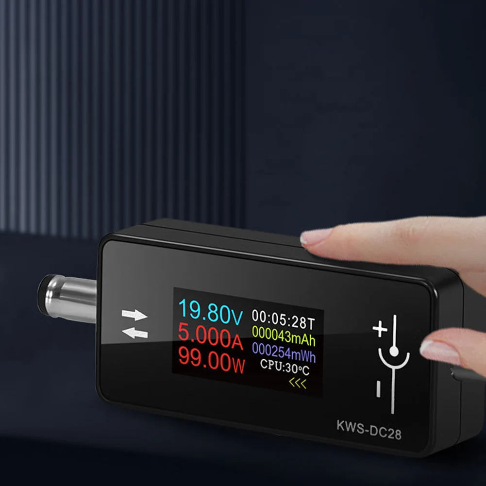 Interface Tester KWSDC28 Multifunctional Tool for Voltage and Current Measurement Compact Size with 0 96 inch Screen