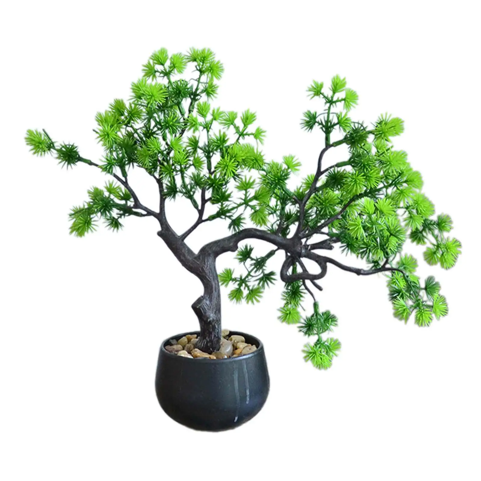 

Искусственное дерево бонсай с кастрюлей для подоконника, настольный дисплей для гостиной