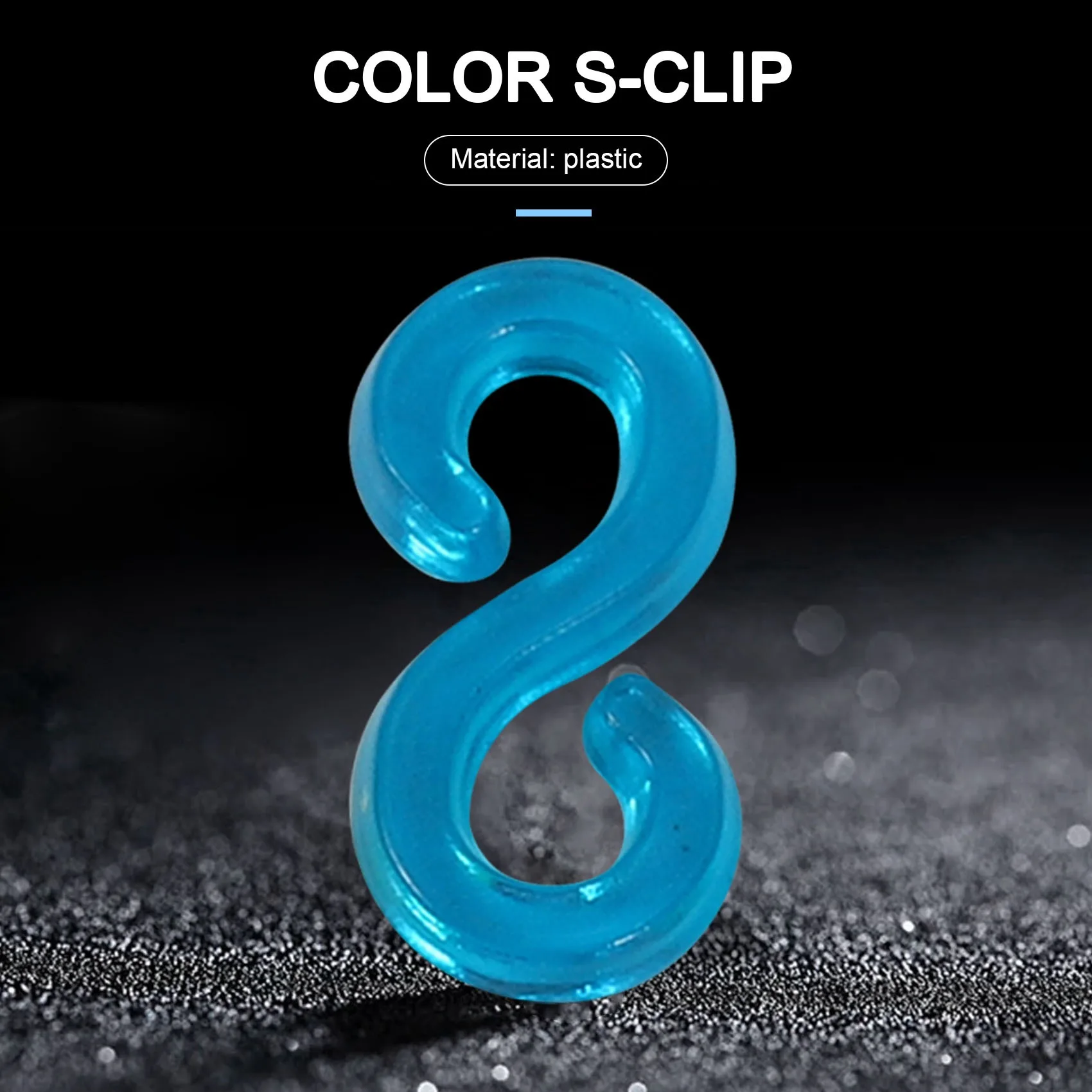 New Amazing Bands Pack of 125 Colorful S-Clips