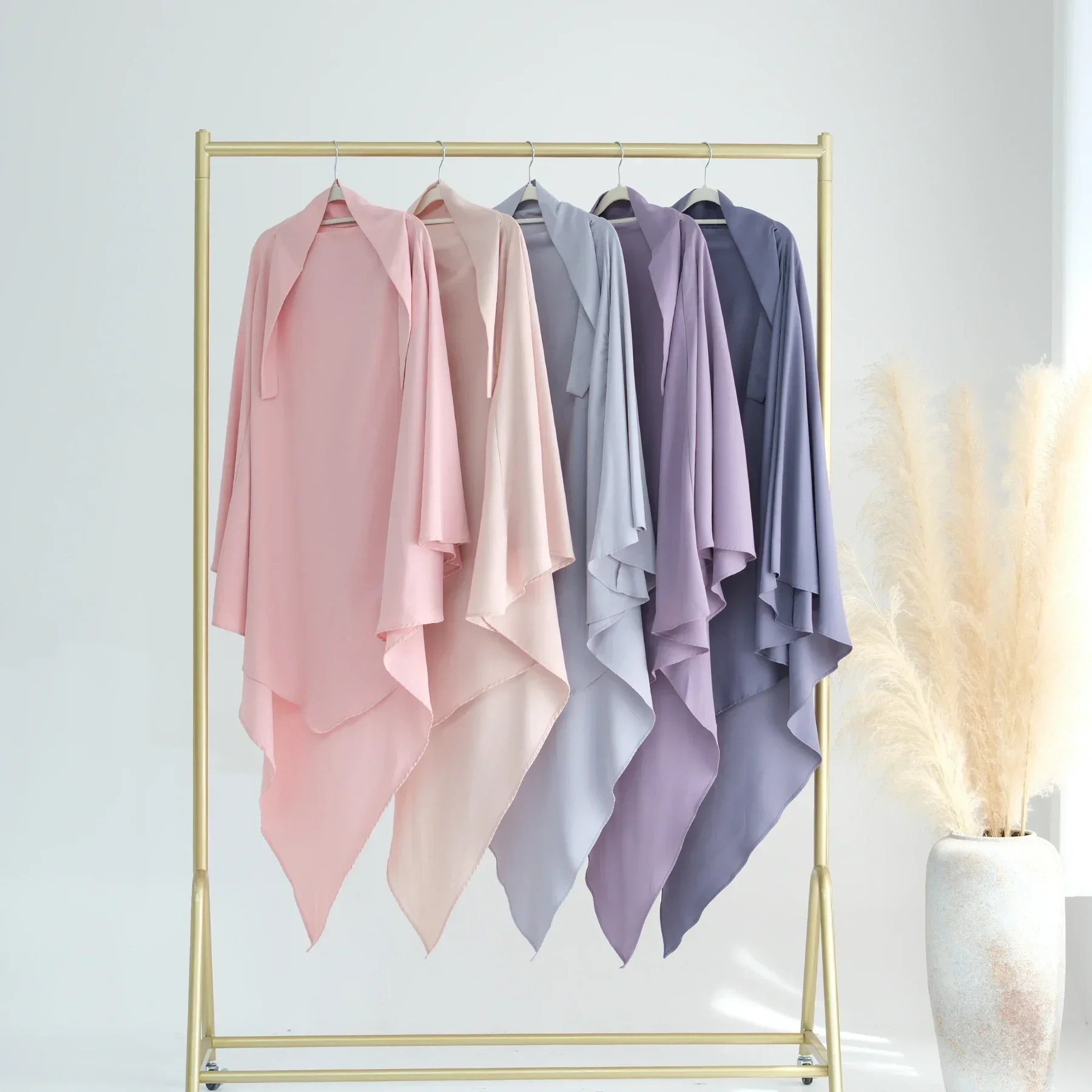 

Цельный мусульманский хиджаб-химар для женщин, исламская одежда, бурка, арабский турецкий головной убор, никаб, абайя