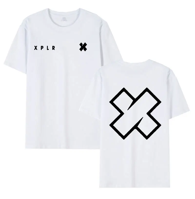 XPLR Sam and Colby Mark Graphic Print T Shirt Men's Women O-Neck High Quality Fashion T-shirts Harajuku Oversized Cotton T-shirt