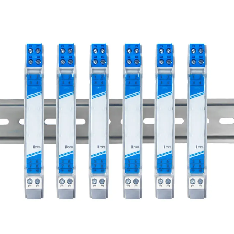 Analog Signal Converter 4-20ma to 0-10V 0-5V Signal Isolator 35MM Din Rail Voltage Current Signal Conditioner GLK