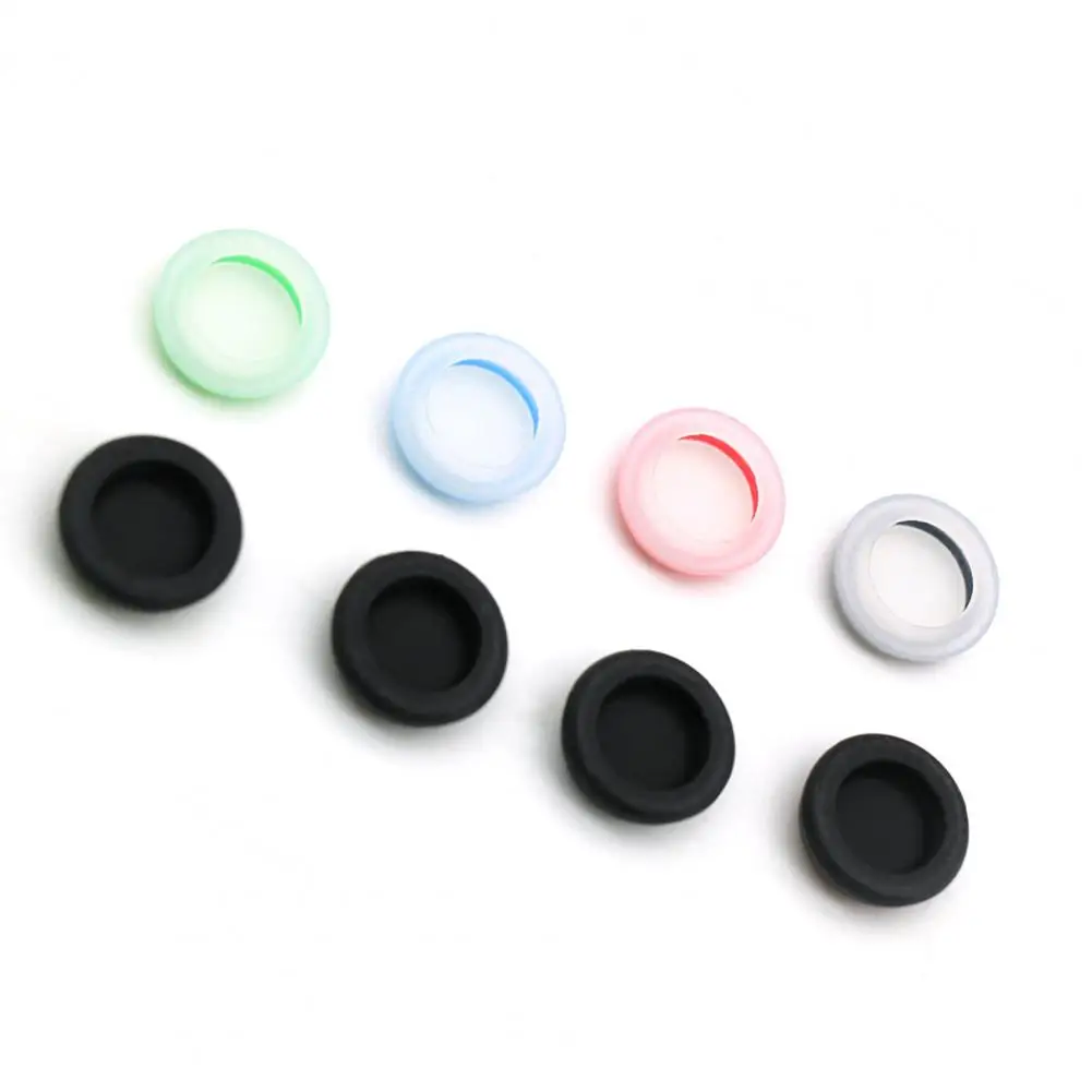 미끄럼 방지 보호대 워셔블 소프트 실리콘 썸스틱 케이스, 발광 조이스틱 커버, PS4, PS5, One, 360 용, 2 개